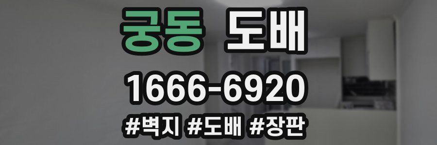 궁동 도배
