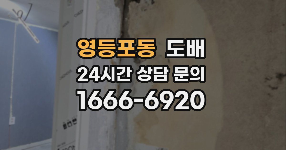 영등포동 도배