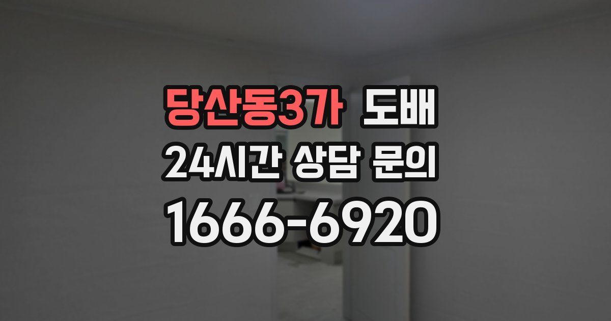 당산동3가 도배