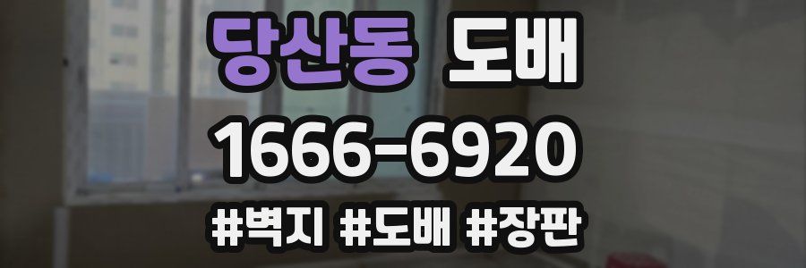당산동 도배