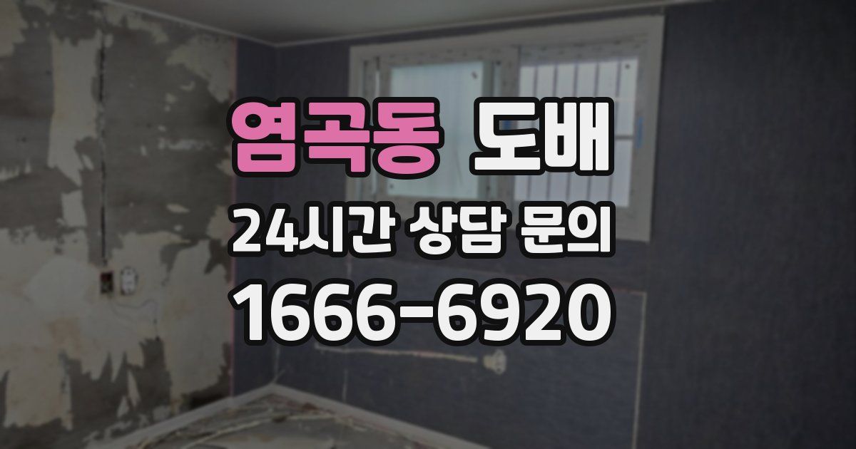 염곡동 도배
