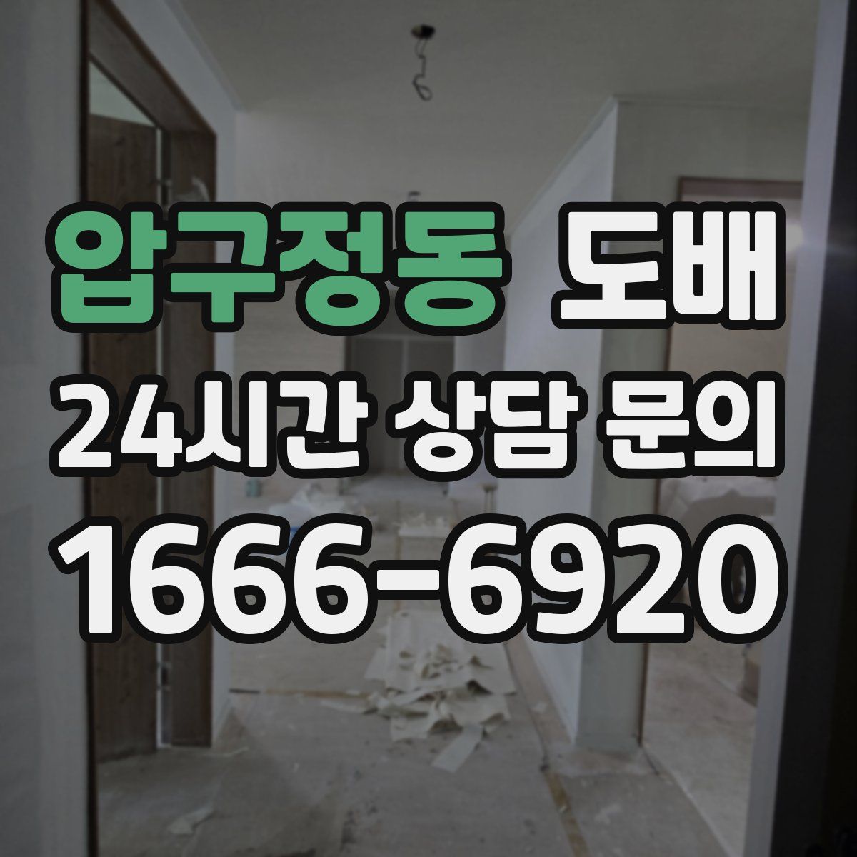 압구정동 도배