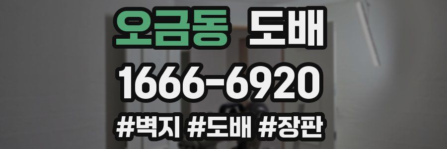 오금동 도배