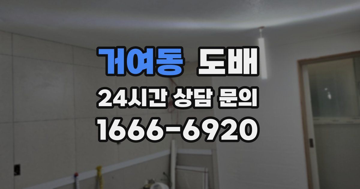 거여동 도배