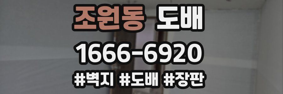 조원동 도배