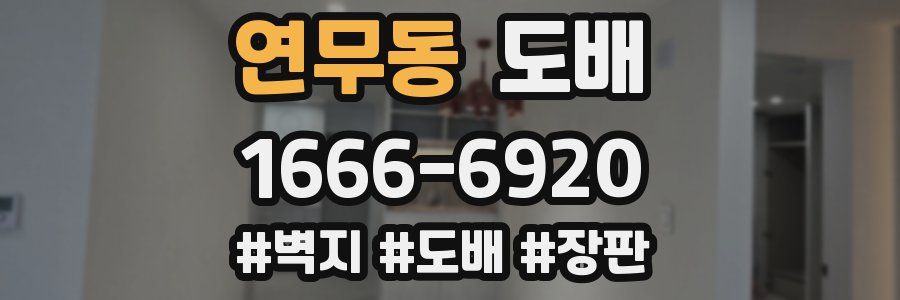 연무동 도배