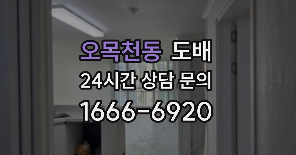 오목천동 도배