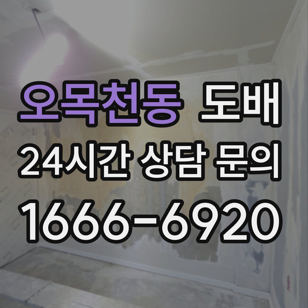 오목천동 도배