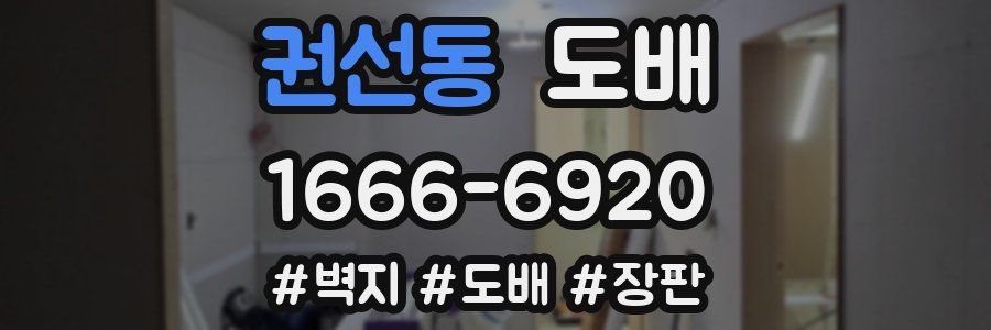 권선동 도배