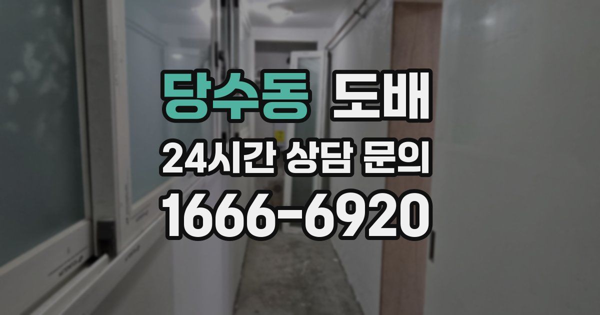 당수동 도배