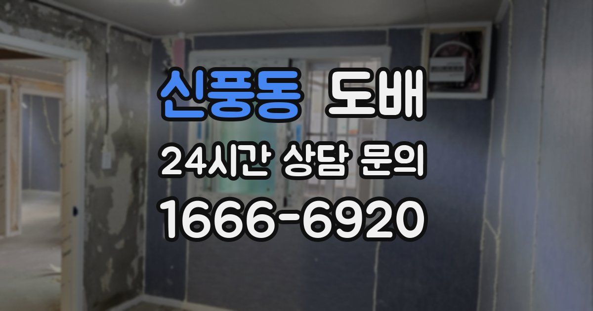 신풍동 도배