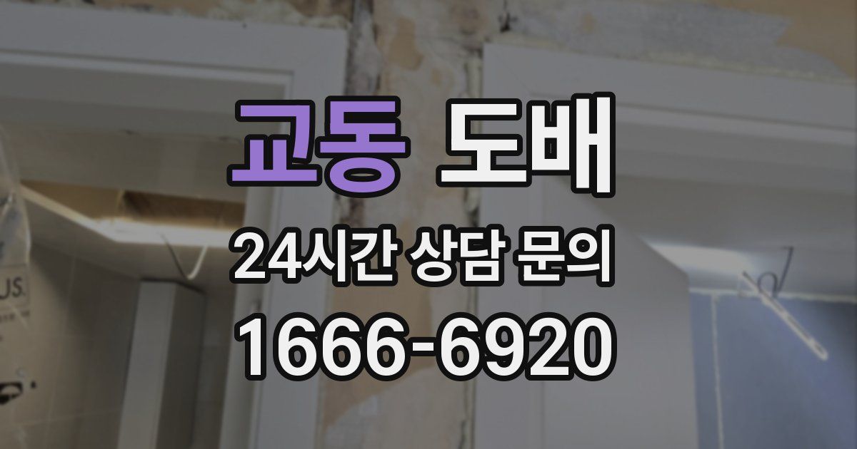 교동 도배
