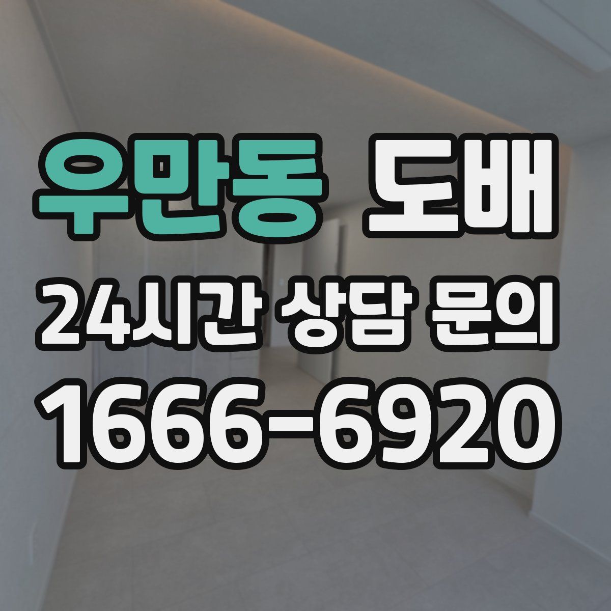 우만동 도배