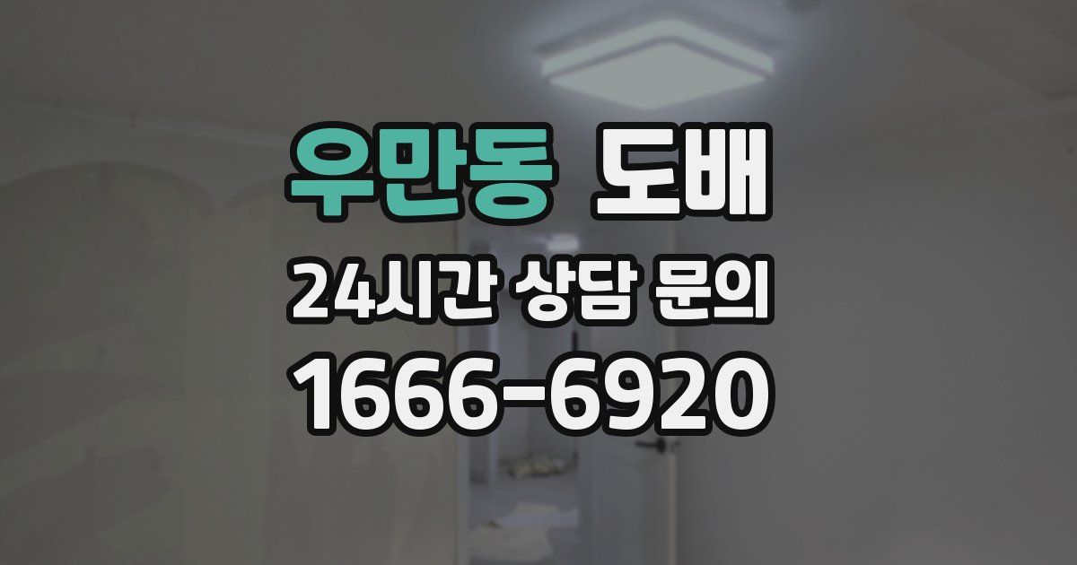 우만동 도배
