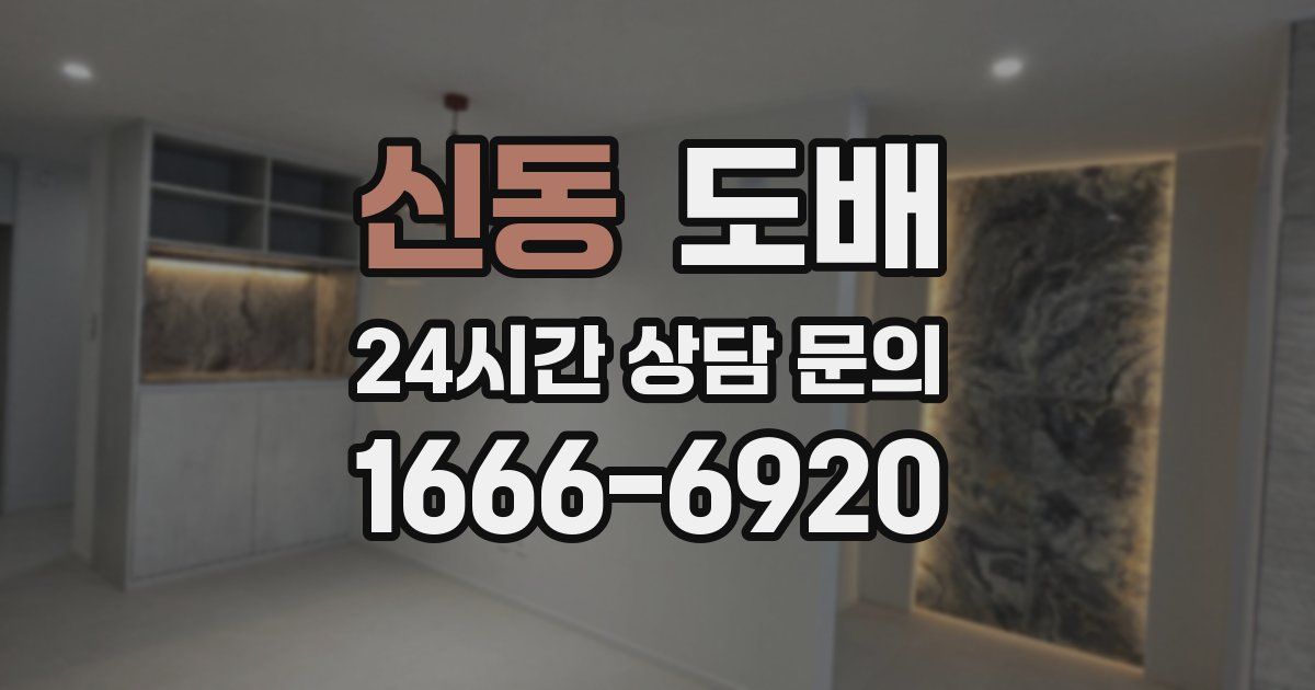 신동 도배