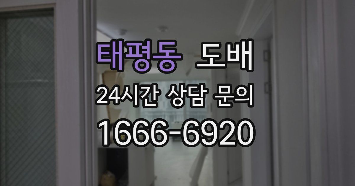 태평동 도배