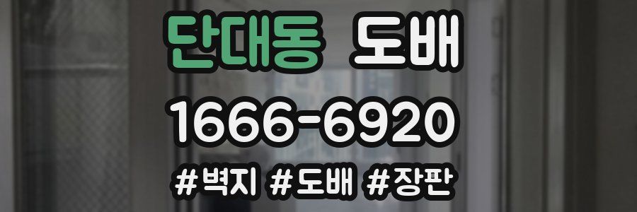 단대동 도배