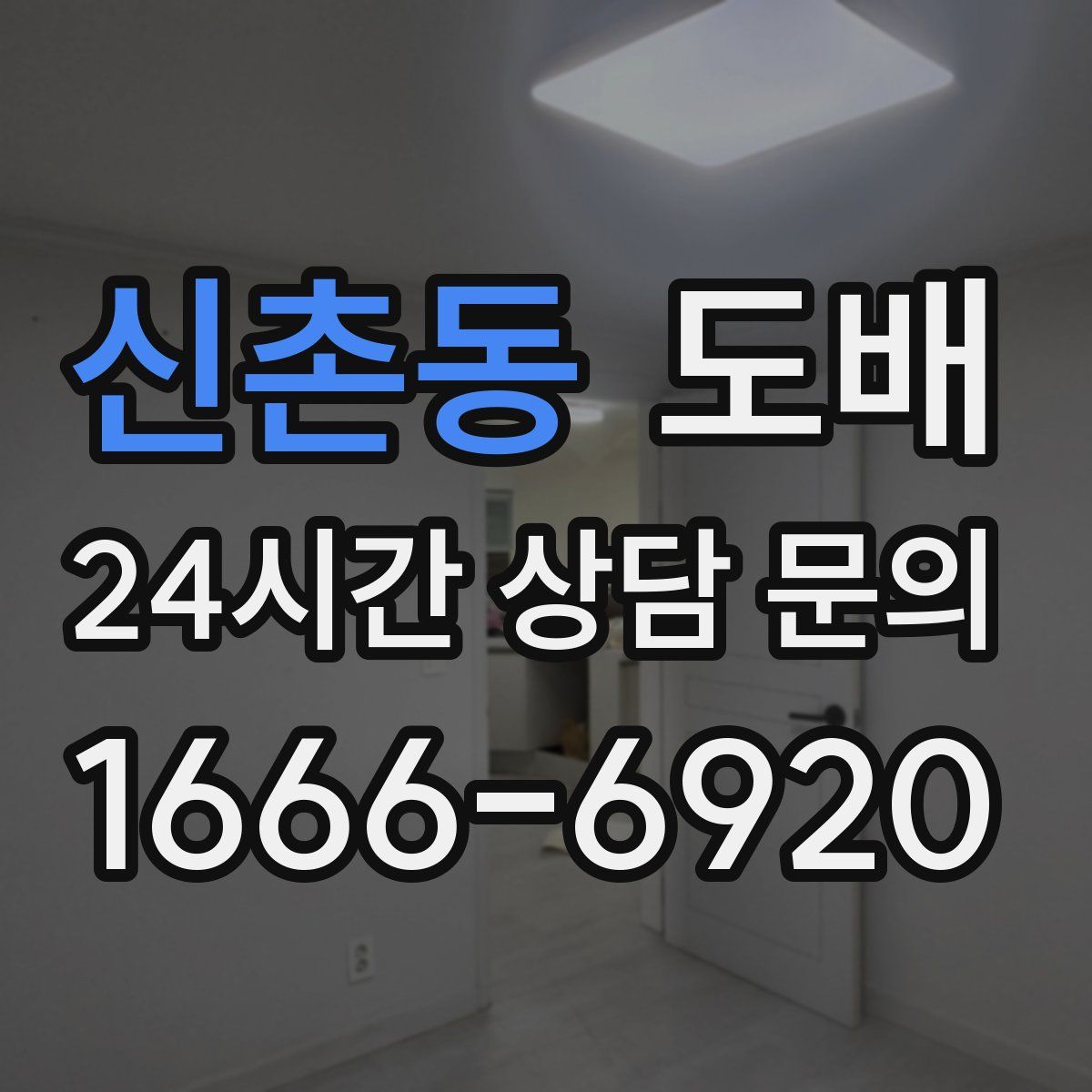신촌동 도배