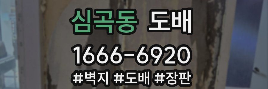 심곡동 도배