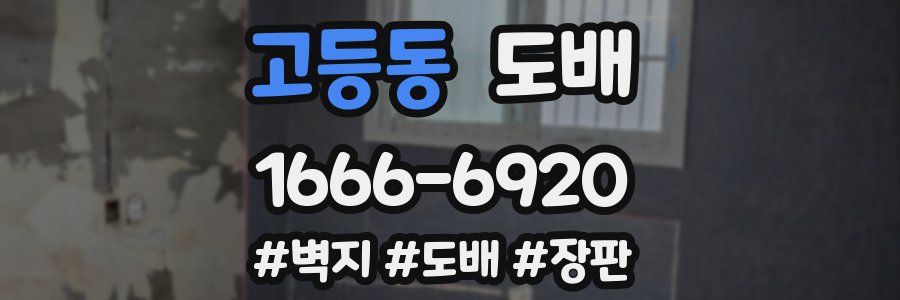 고등동 도배