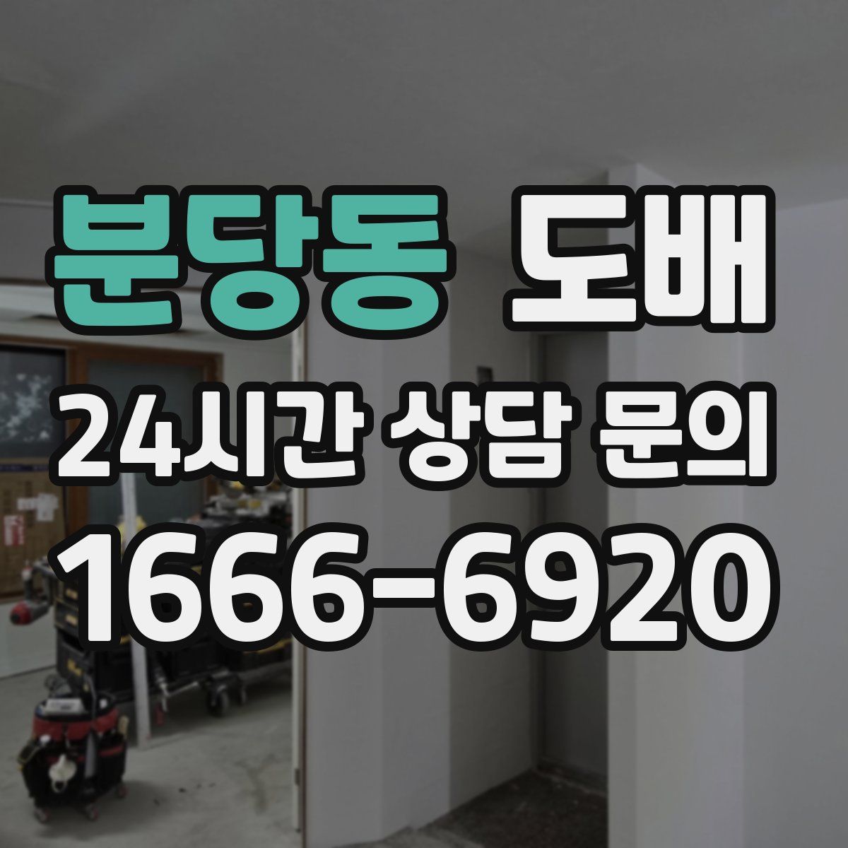 분당동 도배