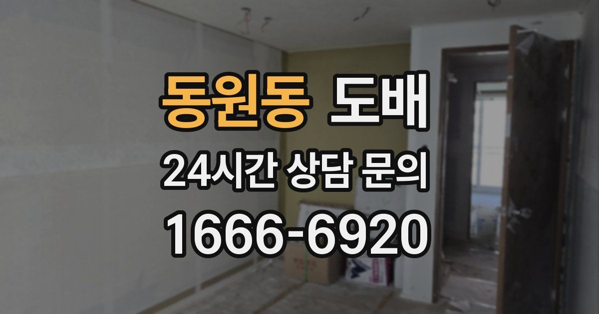 동원동 도배