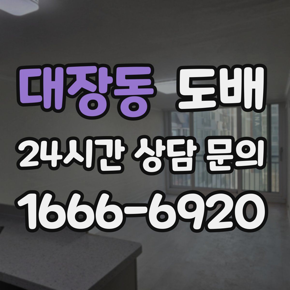 대장동 도배
