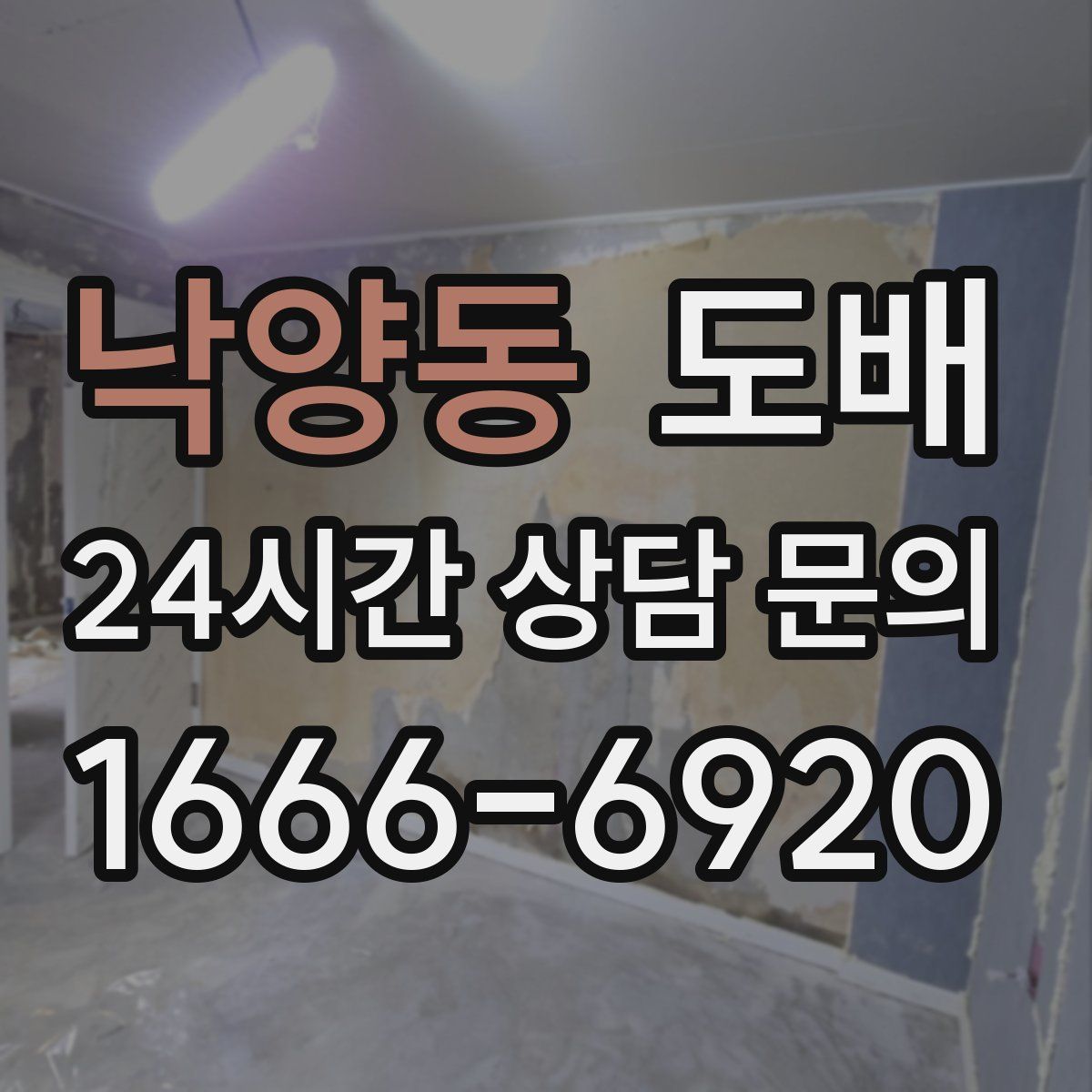 낙양동 도배