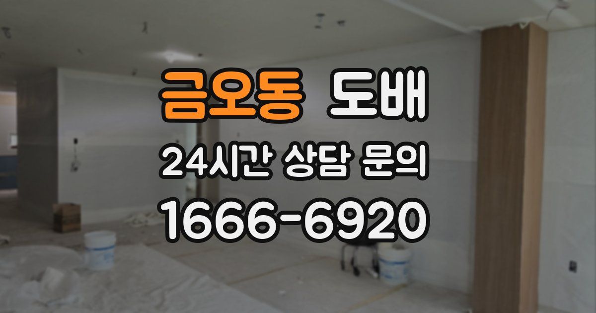 금오동 도배