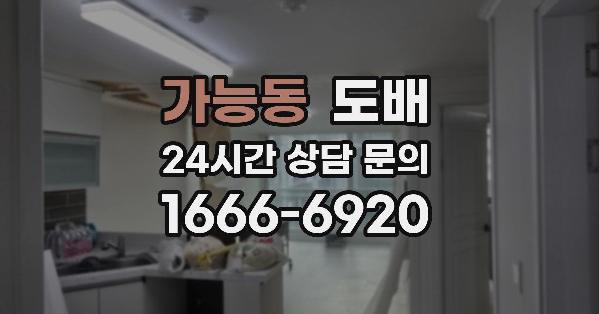 가능동 도배