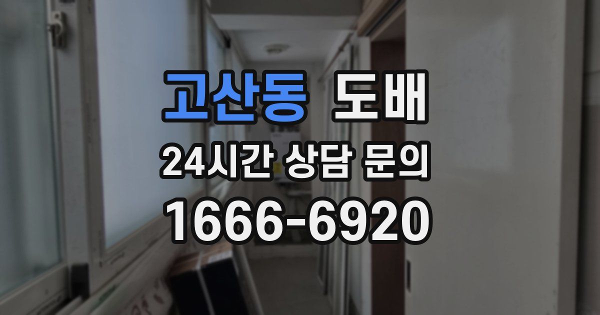 고산동 도배