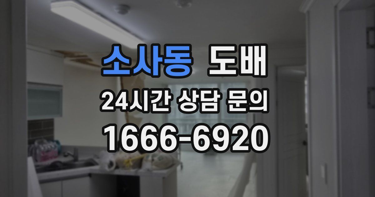 소사동 도배