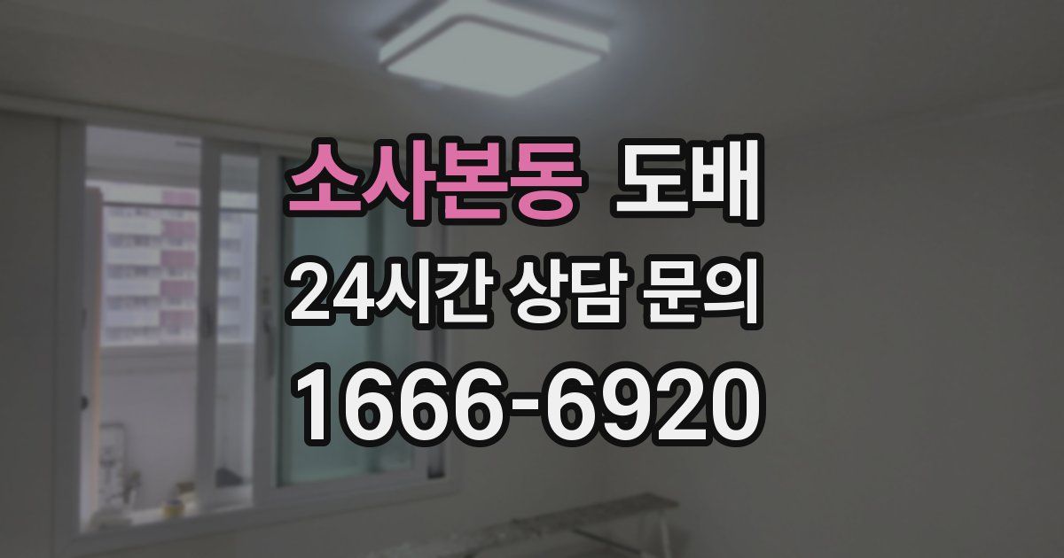 소사본동 도배