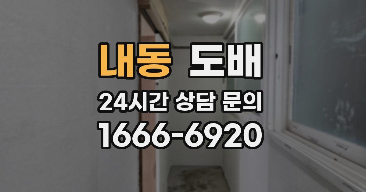 내동 도배