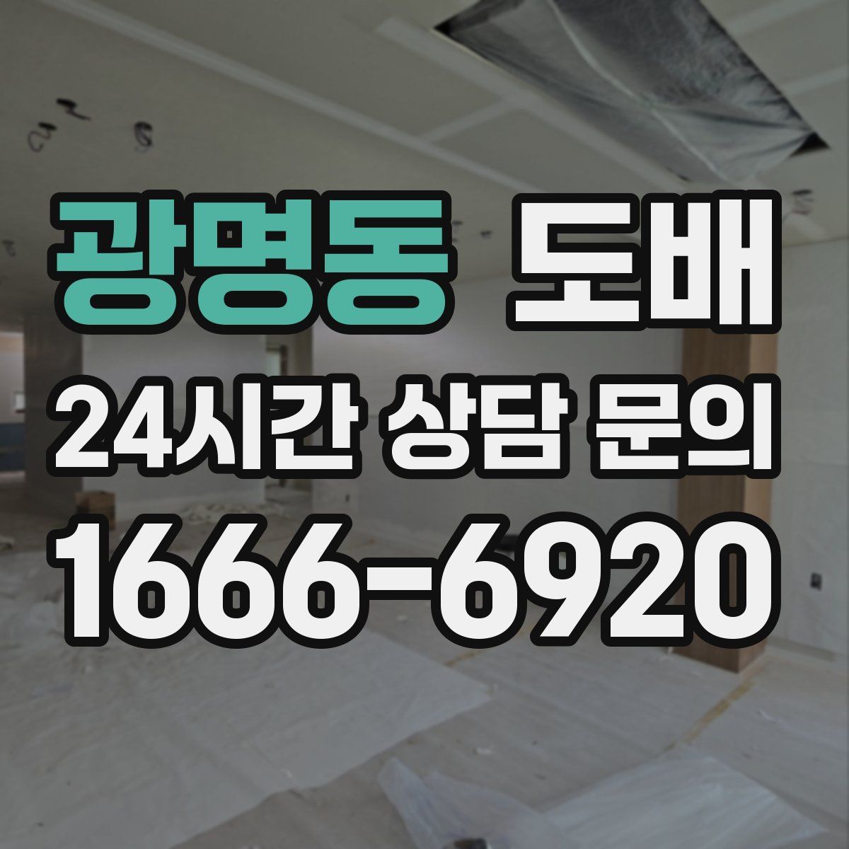 광명동 도배