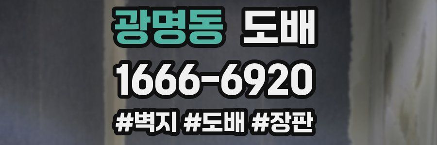 광명동 도배