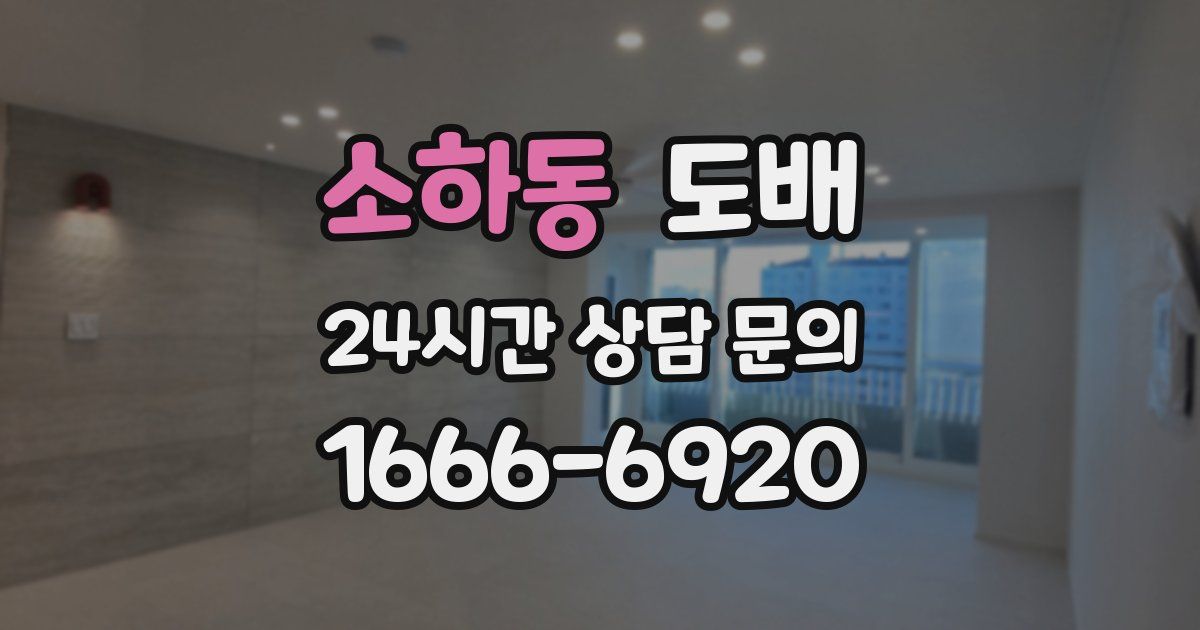 소하동 도배