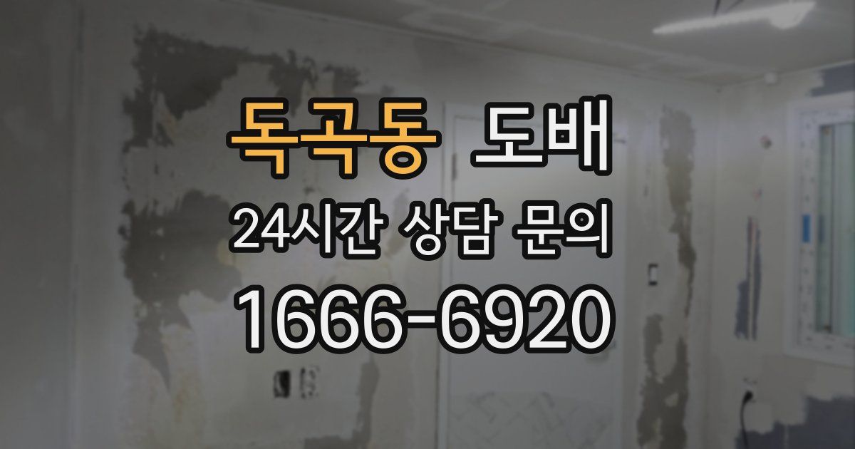 독곡동 도배