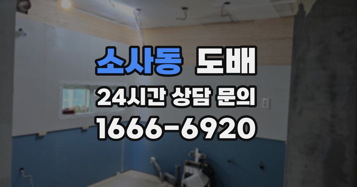 소사동 도배