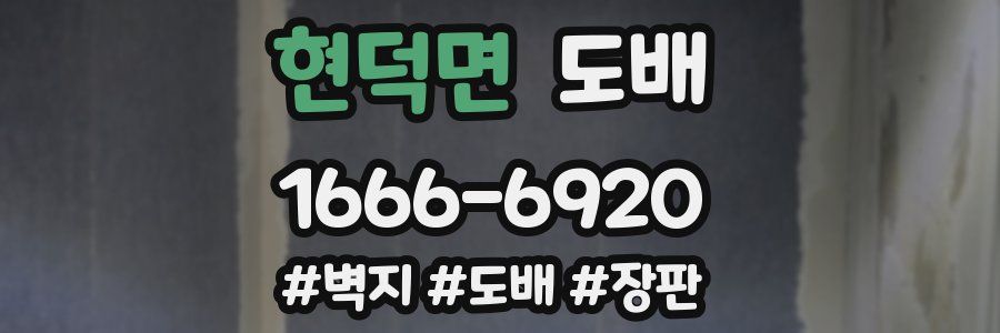 현덕면 도배