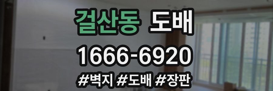 걸산동 도배
