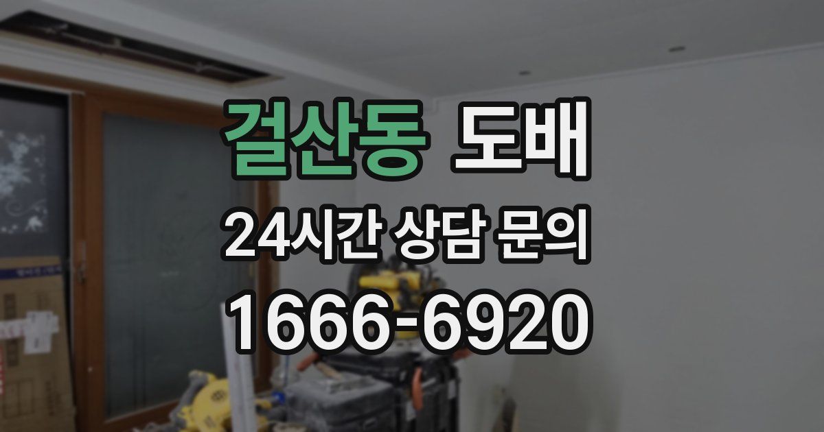 걸산동 도배