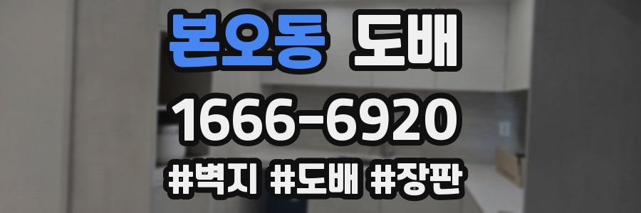 본오동 도배