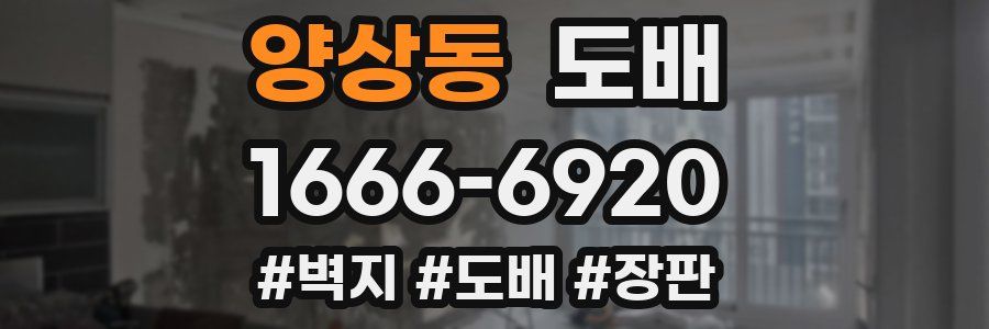 양상동 도배