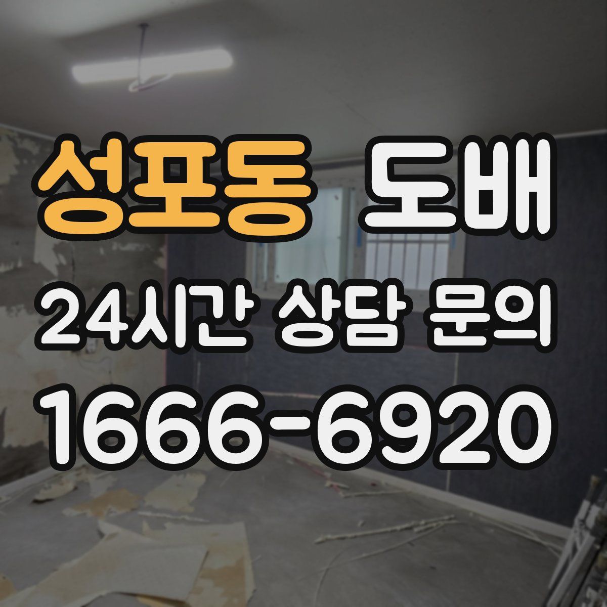 성포동 도배