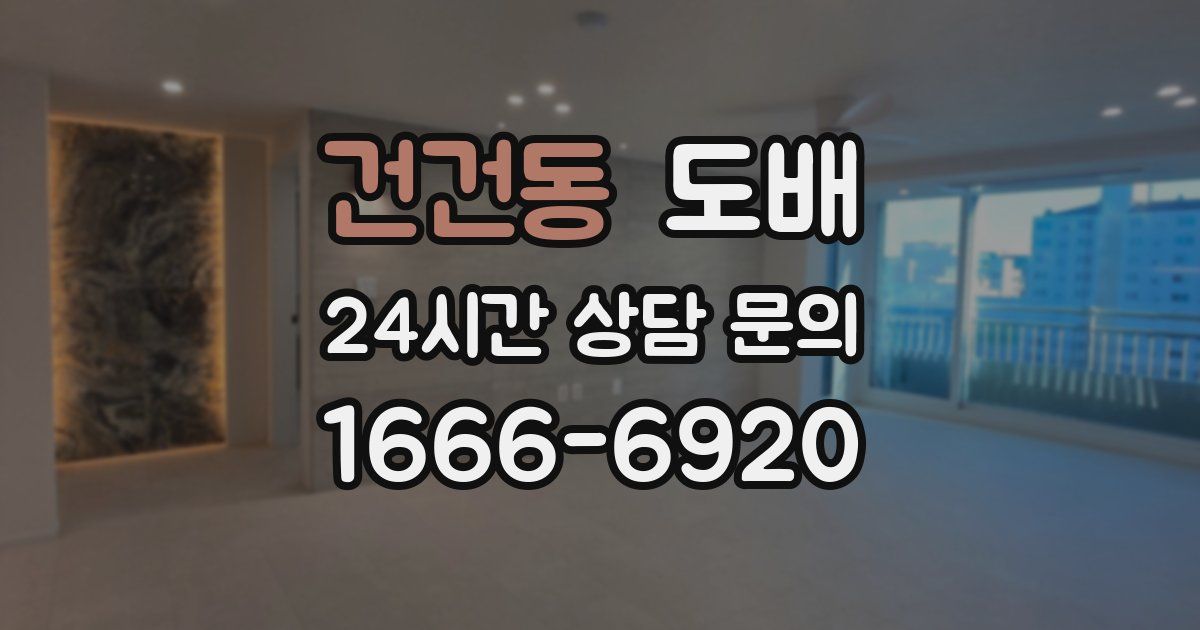 건건동 도배