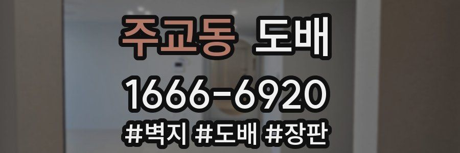 주교동 도배