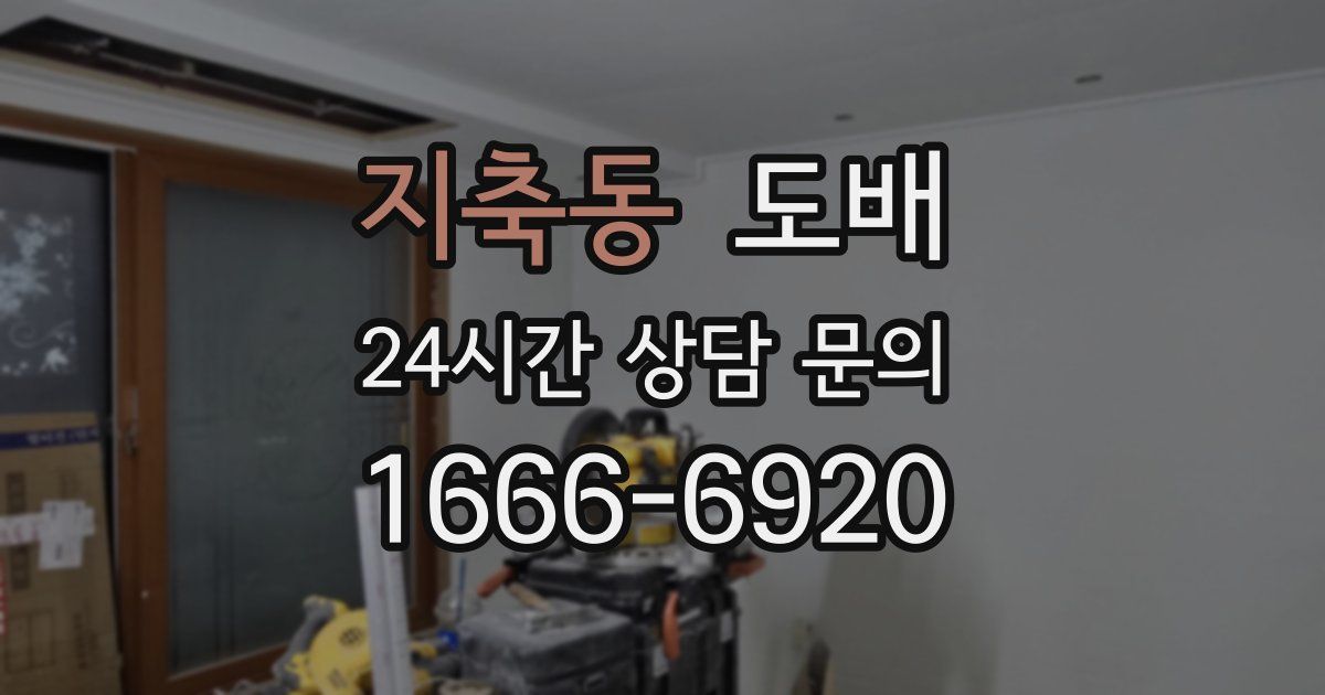 지축동 도배
