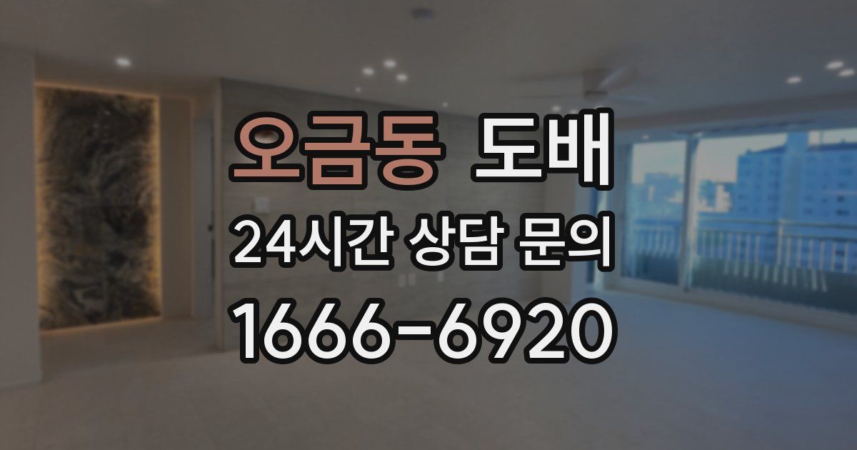 오금동 도배