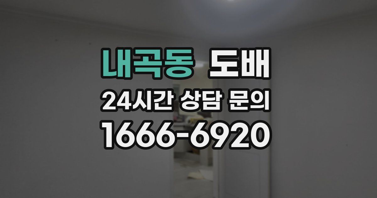 내곡동 도배